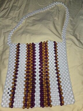 NWOT Fossil Beaded Crossbody Bag